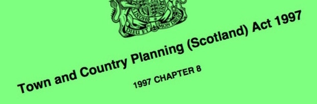 Heading of Town and Country Planning Act