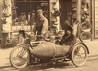 motorbike and sidecar
