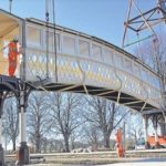 Dunblane’s victorian rail bridge now in place in Bridge of Don