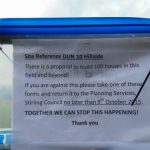 Plans for 129 houses at Hillside near the Keir roundabout in Dunblane have been rejected on appeal