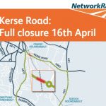Kerse Road in Stirling now closed for 6 months
