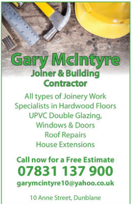 Gary McIntyre Joiner & Building Contractor