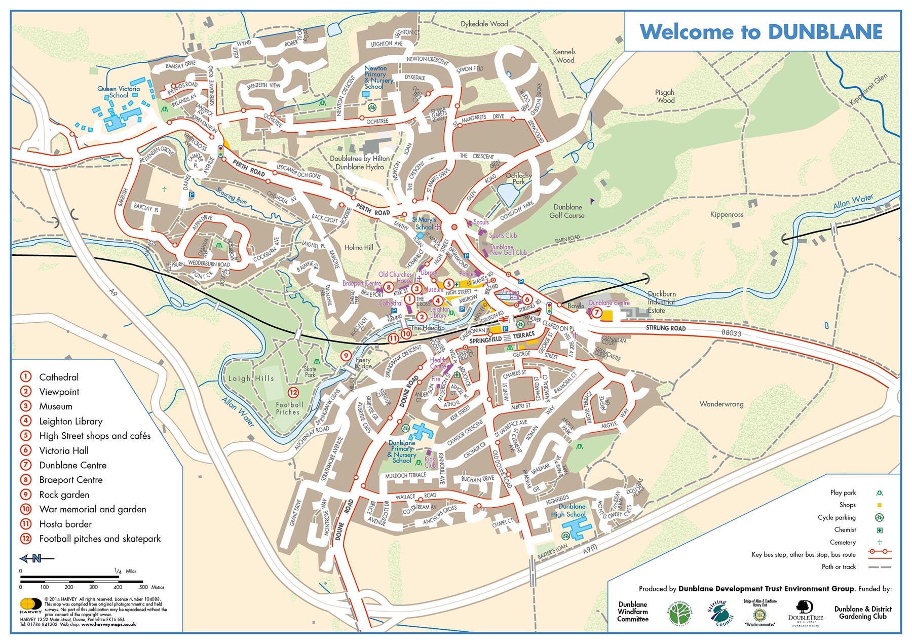 Welcome to Dunblane map