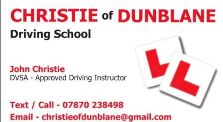 Christie of Dunblane Driving School