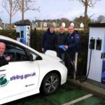 Electric vehicle charging bays for Dunblane