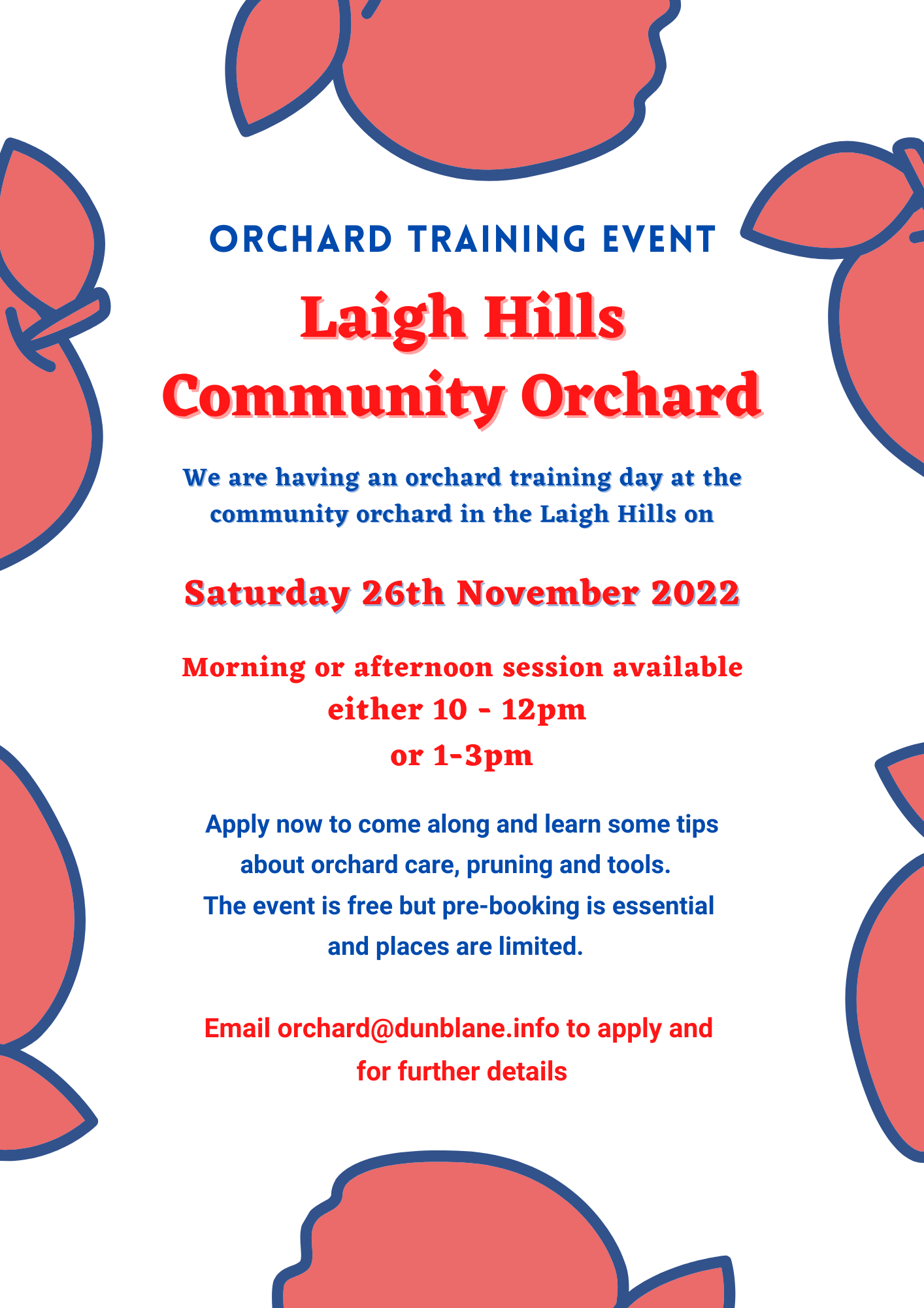 Orchard training event Nov 22