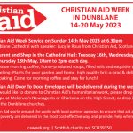 Christian Aid Week in Dunblane 14 to 20 May