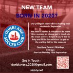 Football for kids born in 2020