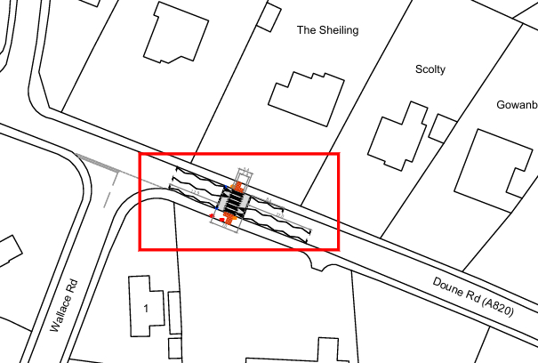 Construction of Zebra Crossing on Doune Rd – 16 Feb/ 1 Mar
