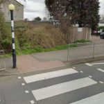 New Zebra Crossing at Tesco Car Park Pedestrian Entrance