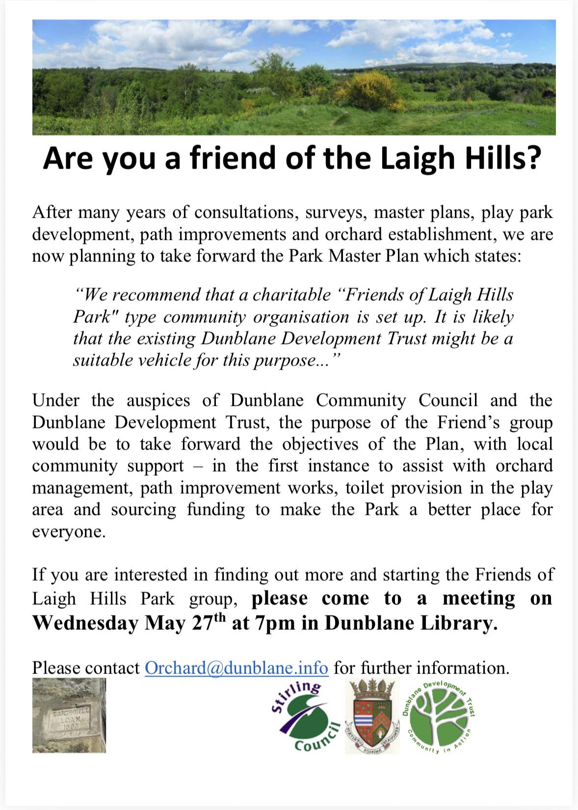 Are you a friend of the Laigh Hills