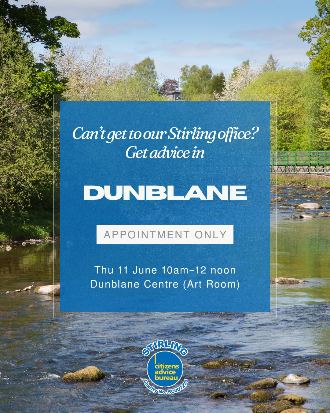 Citizens Advice Bureau comes to Dunblane