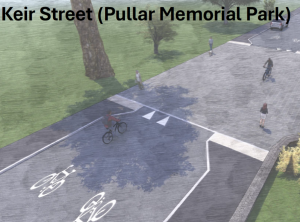 Work has started on BofA – Stirling Cycle Lane